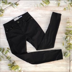 Free People Black Hi Rise Pant